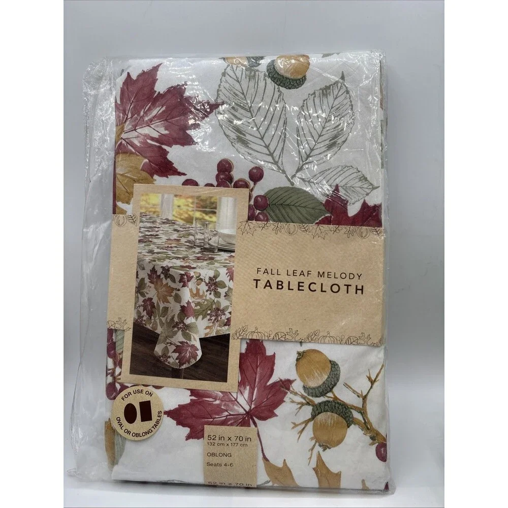 Elrene Fall Leaf Melody Holiday 52 x 70